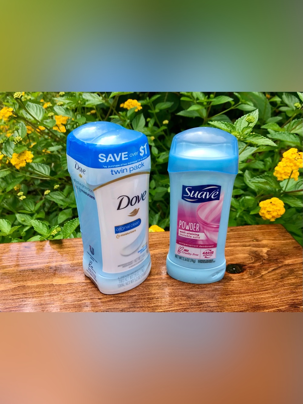 NEW 3 Ladies Solid DOVE Clean SUAVE Powder Fresh Stick Deodorant Antiperspirant